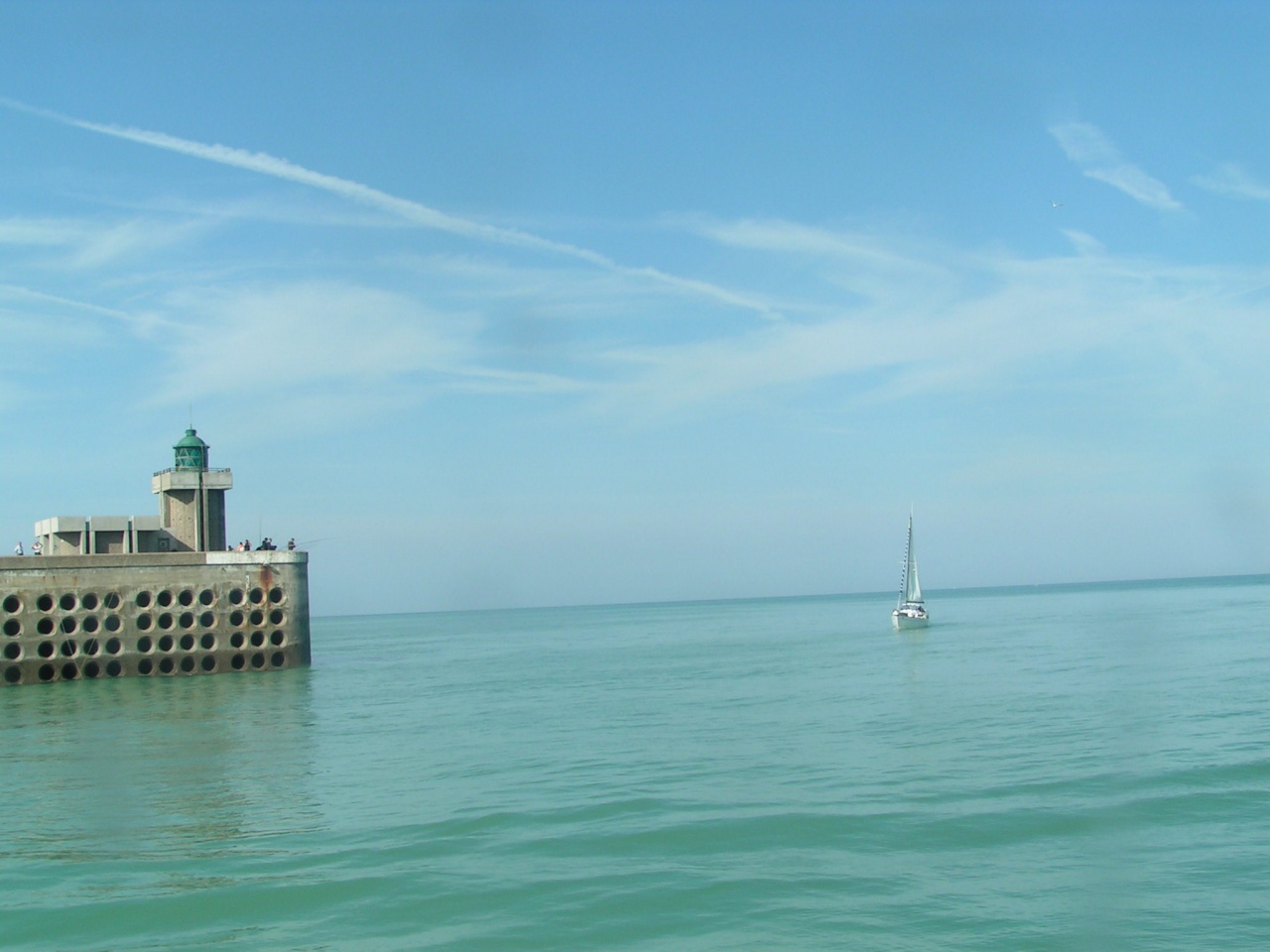 sortie du port de Dieppe